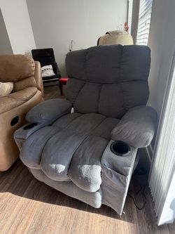 Grey recliner