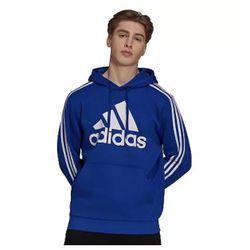 Big & Tall adidas Essential 3-Stripes Badge of Sport Hoodie by adidas