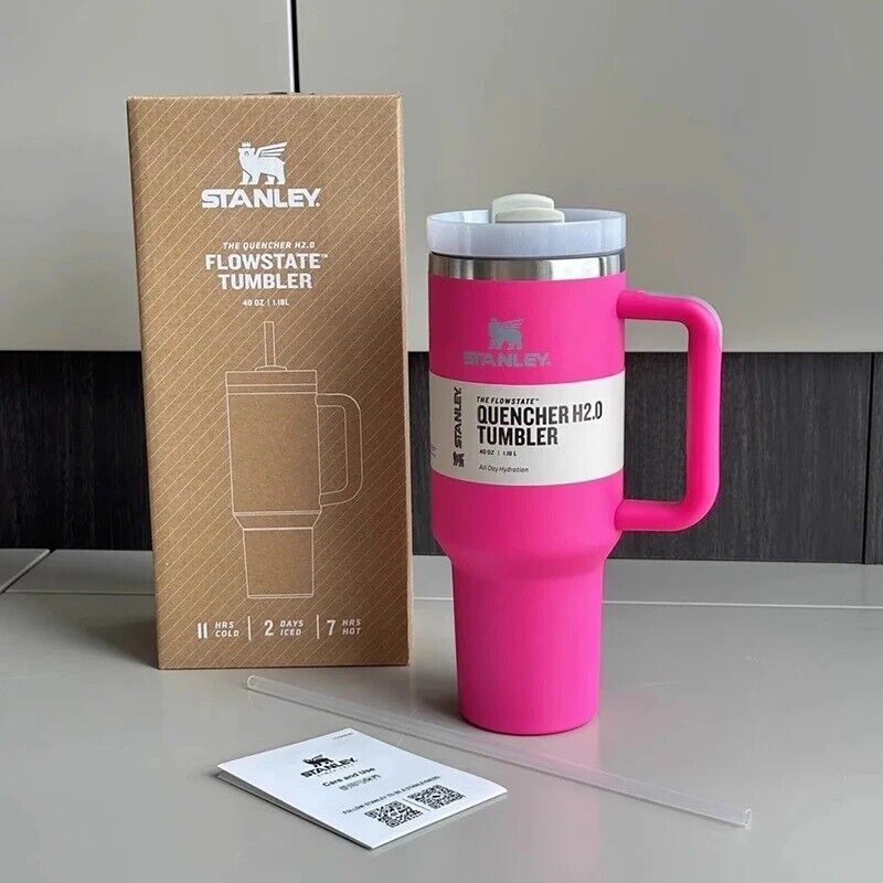 Hot Pink Stanley Cup 40oz - Brand New in Box!