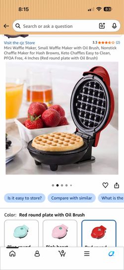 Mini waffle maker