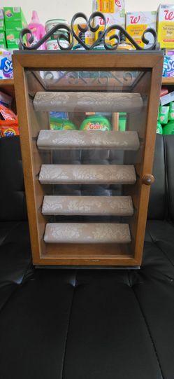 Wood and Glass Jewelry Display Cabinets