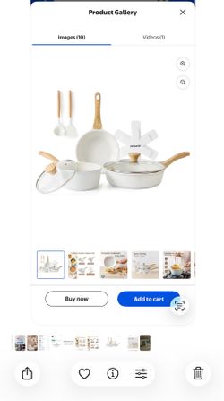 10 PCS Nonstick Cookware Set