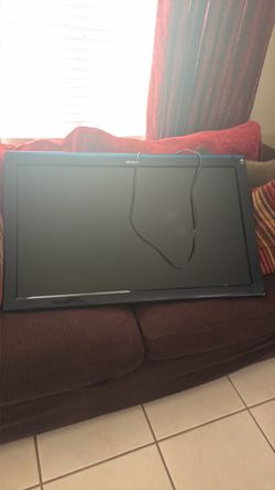Toshiba black flat screen model: 40E210U