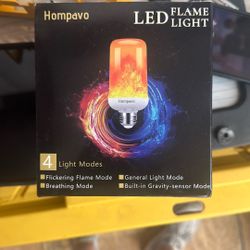 LED Flame Light Bulbs 4pk