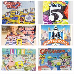 Bundle Of 6 Different Board Games Complete