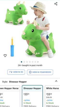 Dinosaur Hopper Toy for Toddlers (Like New)