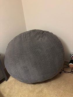 Large Gray Bean Bag Chair