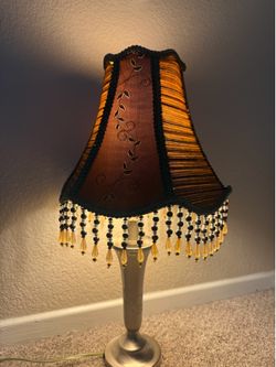 Victorian brown lamp