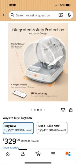 Self-Cleaning Cat Litter Box