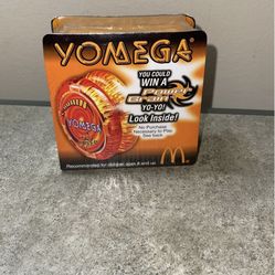 2000 MCDONALDS YOMEGA X-BRAIN TAIL SPINNER ORANGE #3 YO-YO NEW SEALED BOX