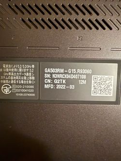Rog strix gaming laptop