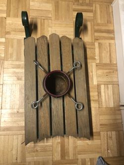 Antique Sled Christmas Tree Stand