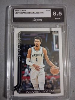 2025 topps victor wembanyama graded 8.5