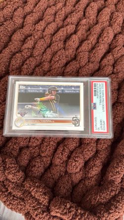🔥 2022 TOPPS Pro Debut Jackson Merrill RC Auto PSA 10