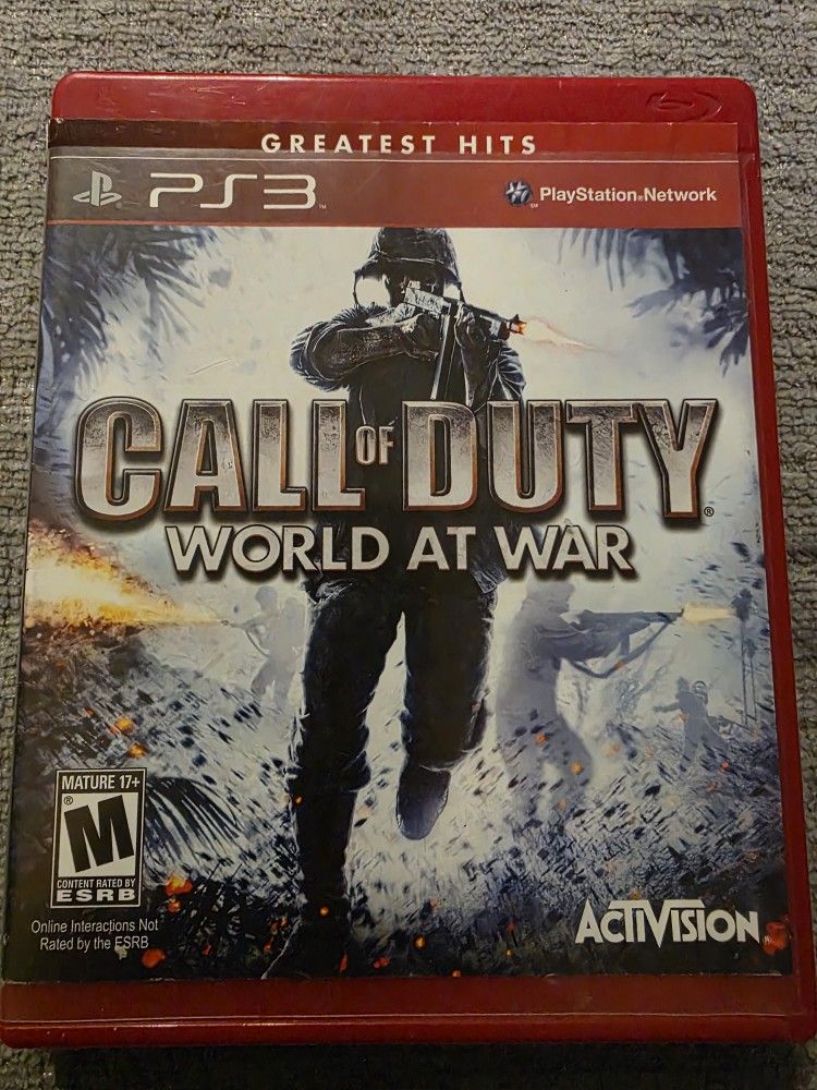 Call of Duty: World at War for Playstation 3