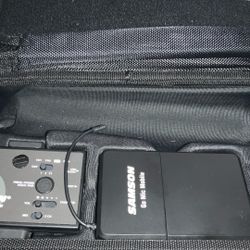 Samson Mobile Microphone With Receiver, Cords Case. Ready To Go 