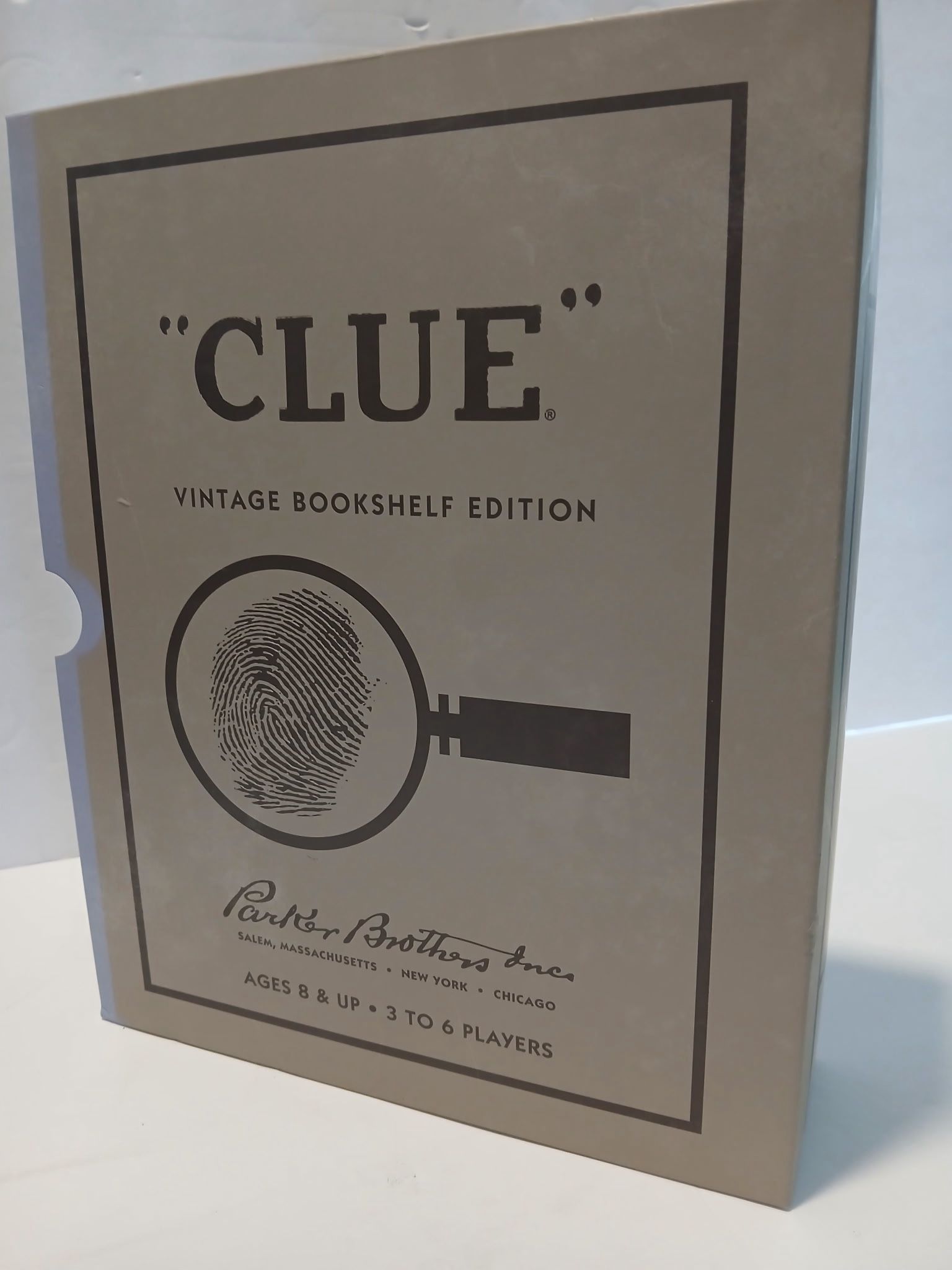 Clue Vintage Bookshelf Edition by WS Game Company Deluxe Board Game