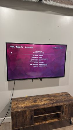 4K 50in TCL Roku TV