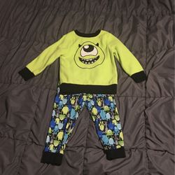 Disney Monster Inc Clothes Set Size 3