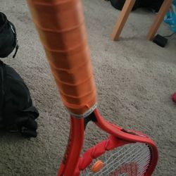 Orange/Red Color Tennis Racket