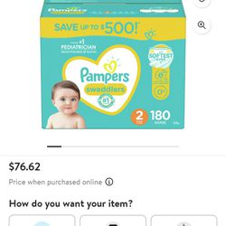 Size 2 Pampers 