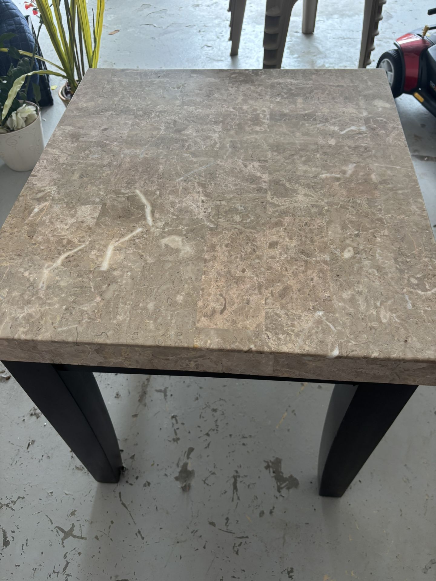 Marble Top Side Table / End Table – Elegant & Sturdy