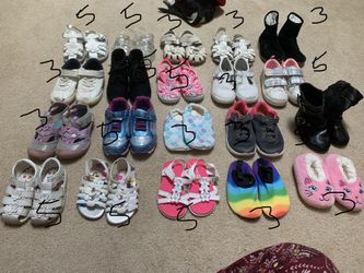 Toddler Girl Shoes, Size Ranging From 6-10
