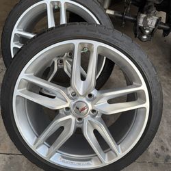 C7 Corvette Wheels 19in Front 20in Back
