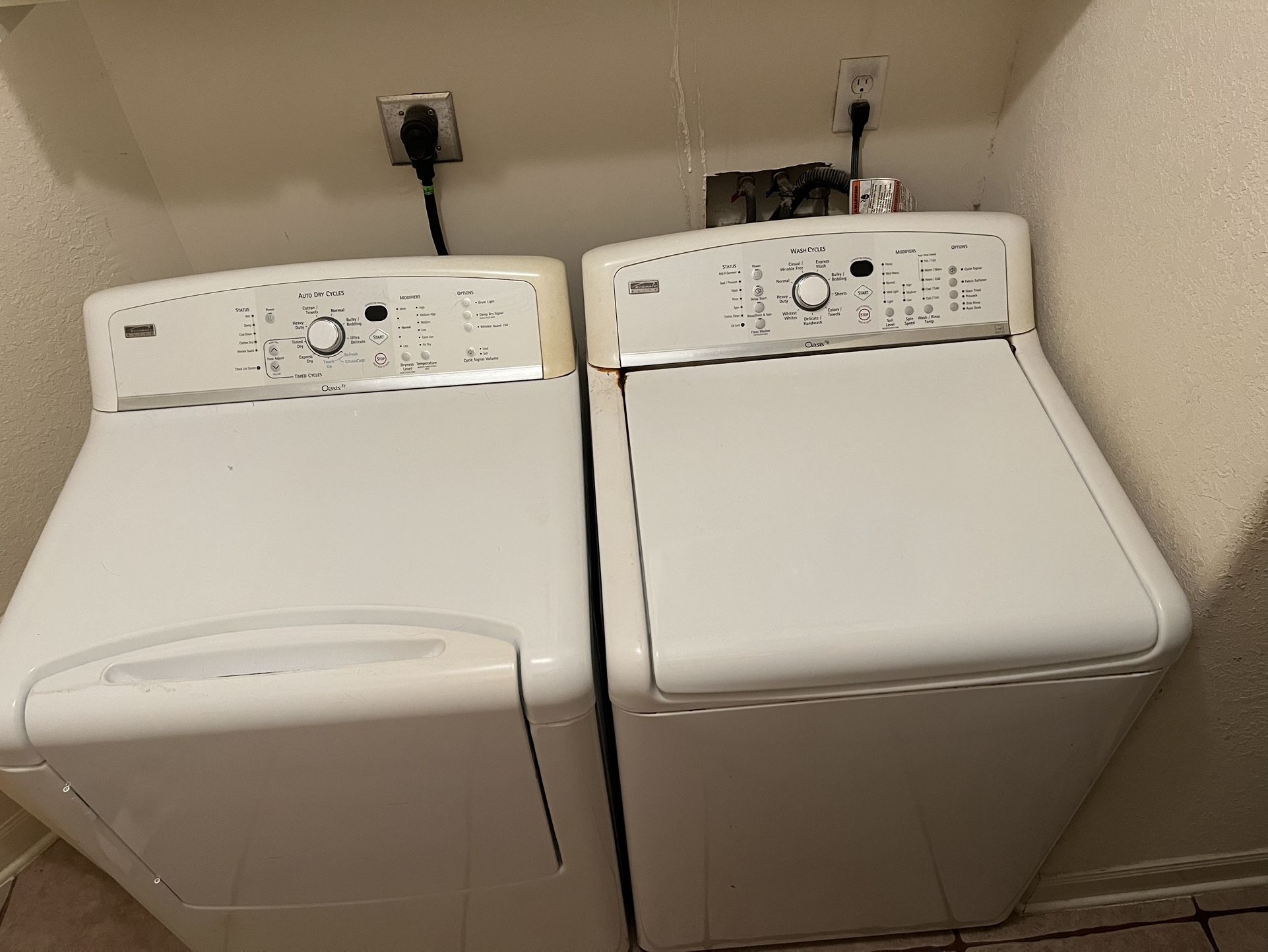 Kenmore Elite Washer + Dryer Set