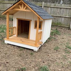 Large Wooden Dog House – Built for Big Dogs