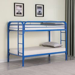 Blue bunkbed Twin Over twin