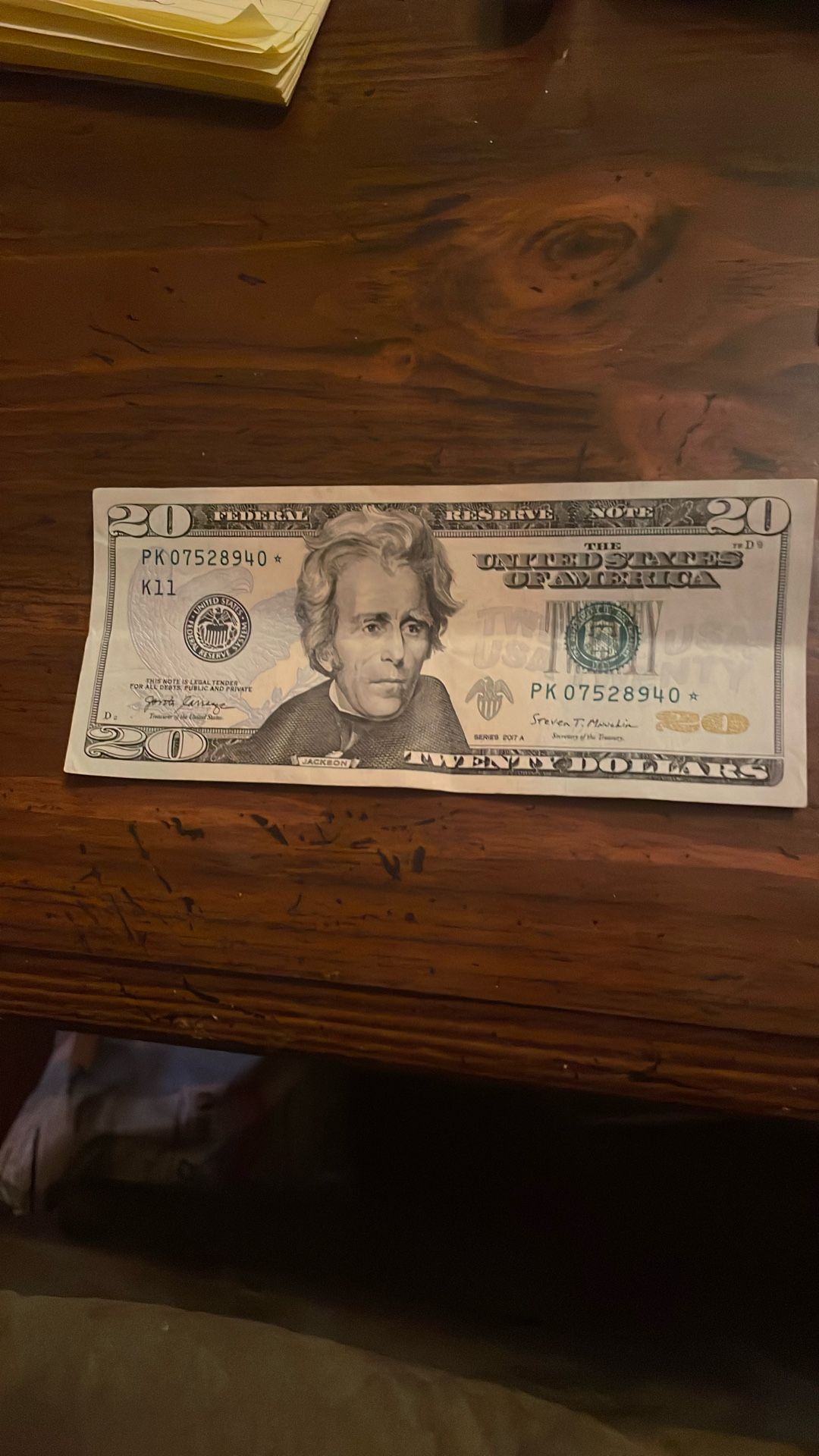 $20 star note