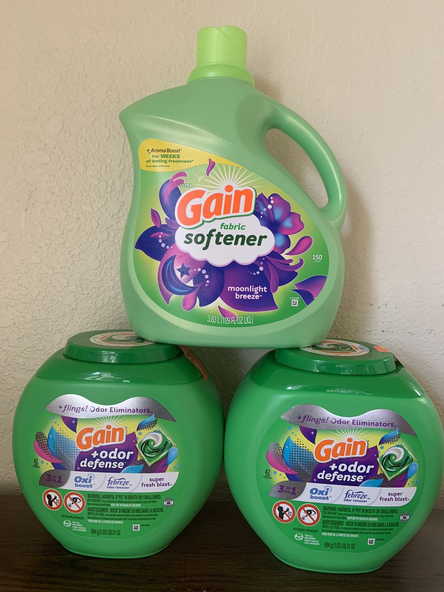 Gain Pods And Softener Gain