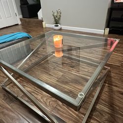 Glass coffe table