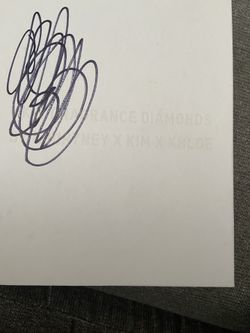 KKW fragrance diamonds by Kourtney X Kim X Khloe