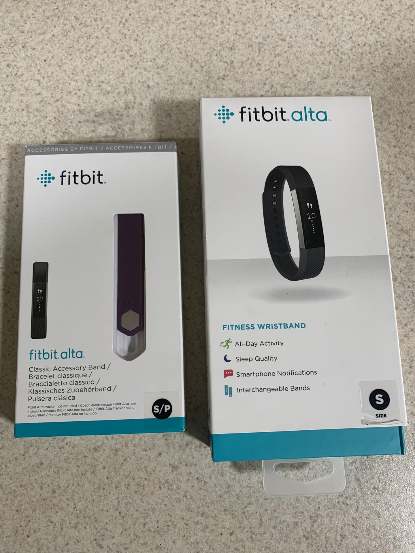 Fitbit Alta Stainless Steel Activity Tracker - New