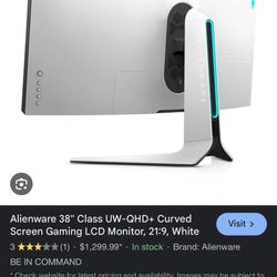 Alienware 38” Gaming Monitor