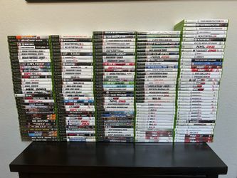 Original Xbox and 360 sports lot