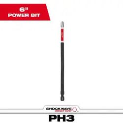 MILWAUKEE - Impact Duty 6" Phillips #3 Power Bit