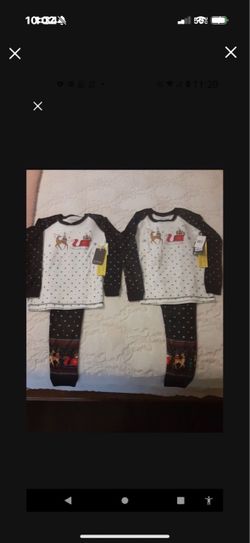 2 Sets of Christmas Pjs, One Size 8 And One Size 10