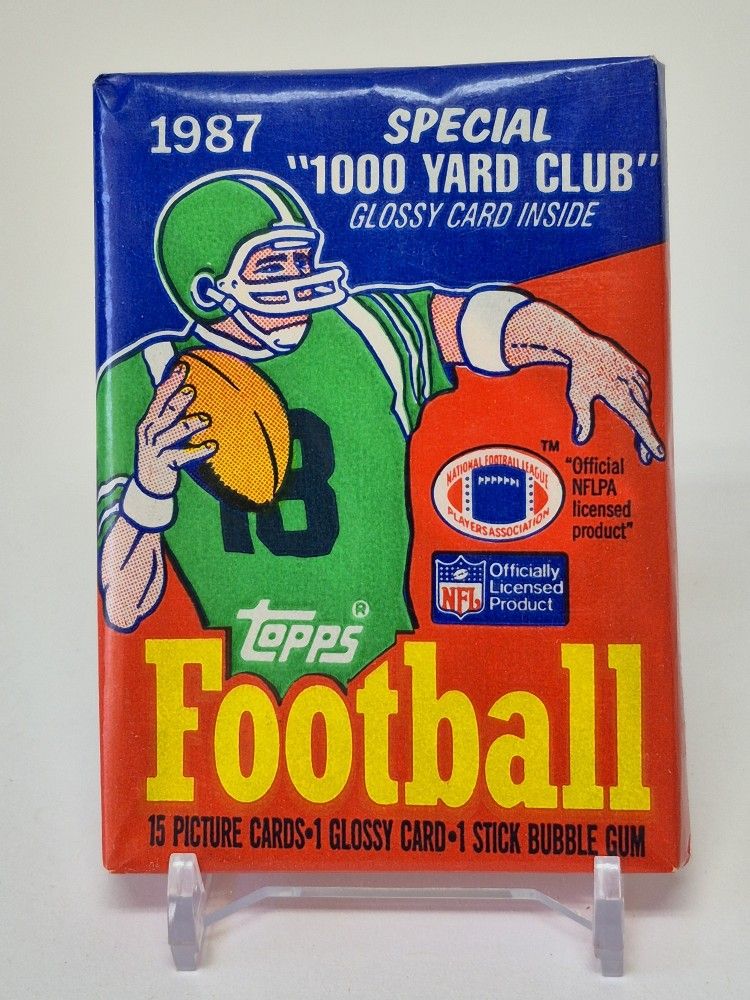 1987 Topps Football Wax Pack Jim Kelly Rookie Year