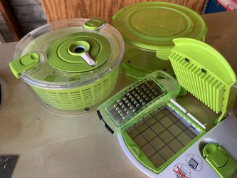 Dicer, chopper, spinner