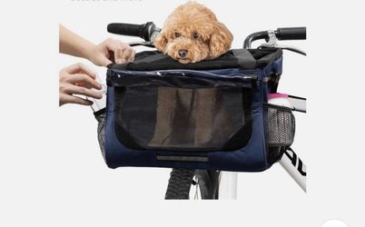 Navaris Pet Bike Carrier Basket Brand New / Sealed)