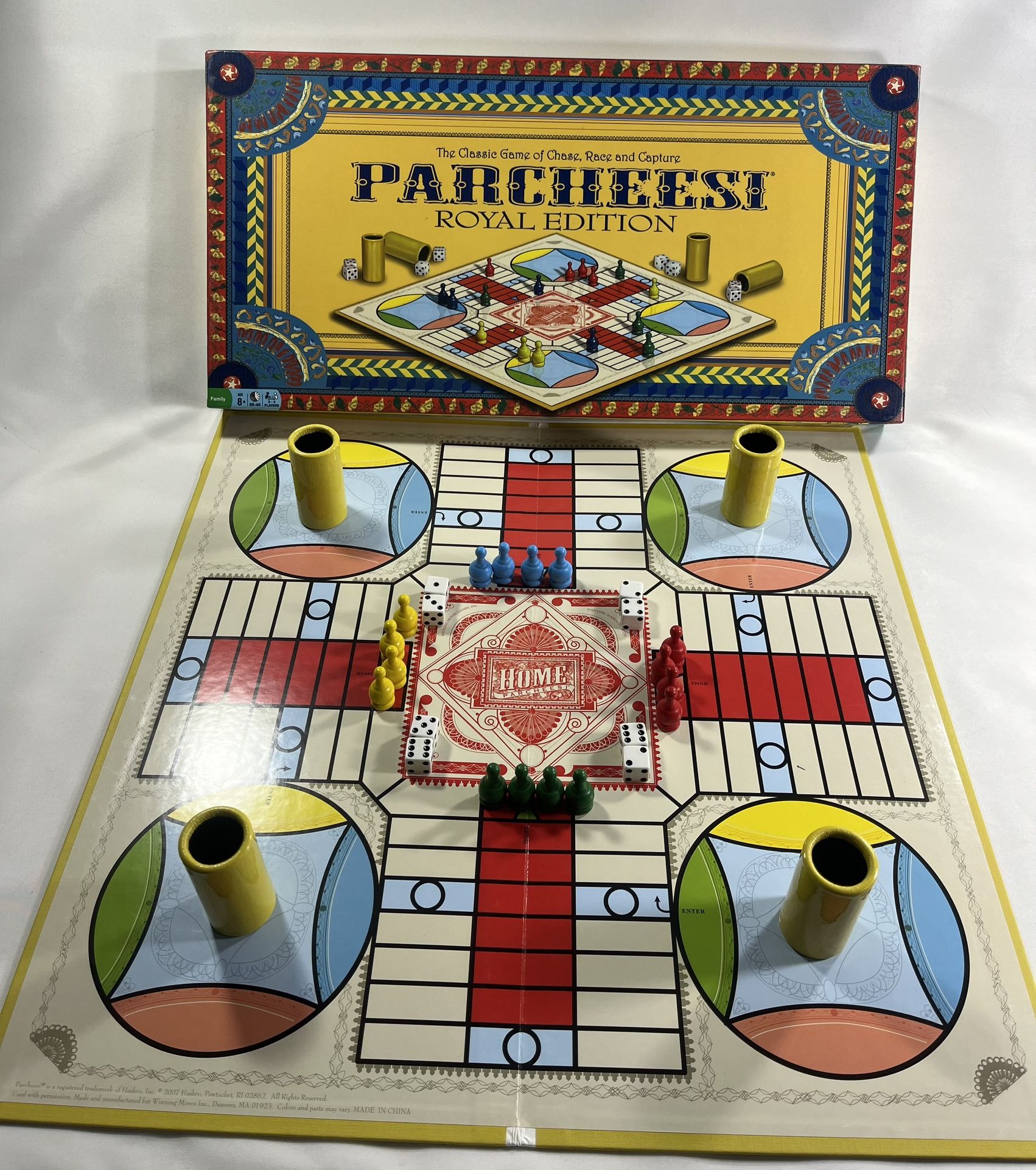 2007 Parcheesi Royal Edition Board Game by Winning Moves Games Complete