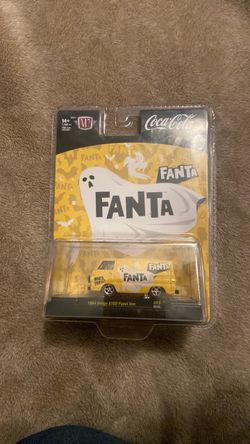 M2 Coca-Cola Fanta Halloween 1964 Dodge A100 Panel Van in Yellow A63 25-29