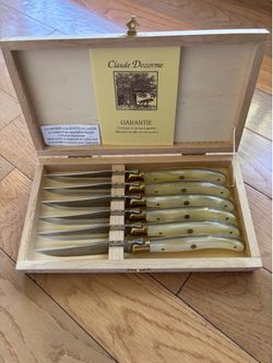 Claude Dozorme Laguiole Steak Knife Set