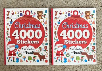 KID’S CHRISTMAS STICKERS FUN BOOKS