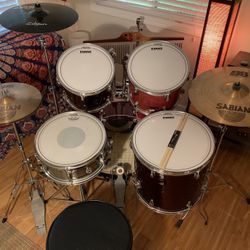 Drum Set, Sabian / Zildjian Cymbals