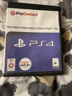 PS4 Red Dead Redemption 2 