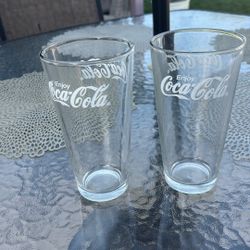 Enjoy Coca Cola Glass Cups 